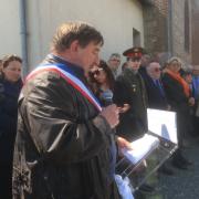 Beginning of the tribute ceremony
