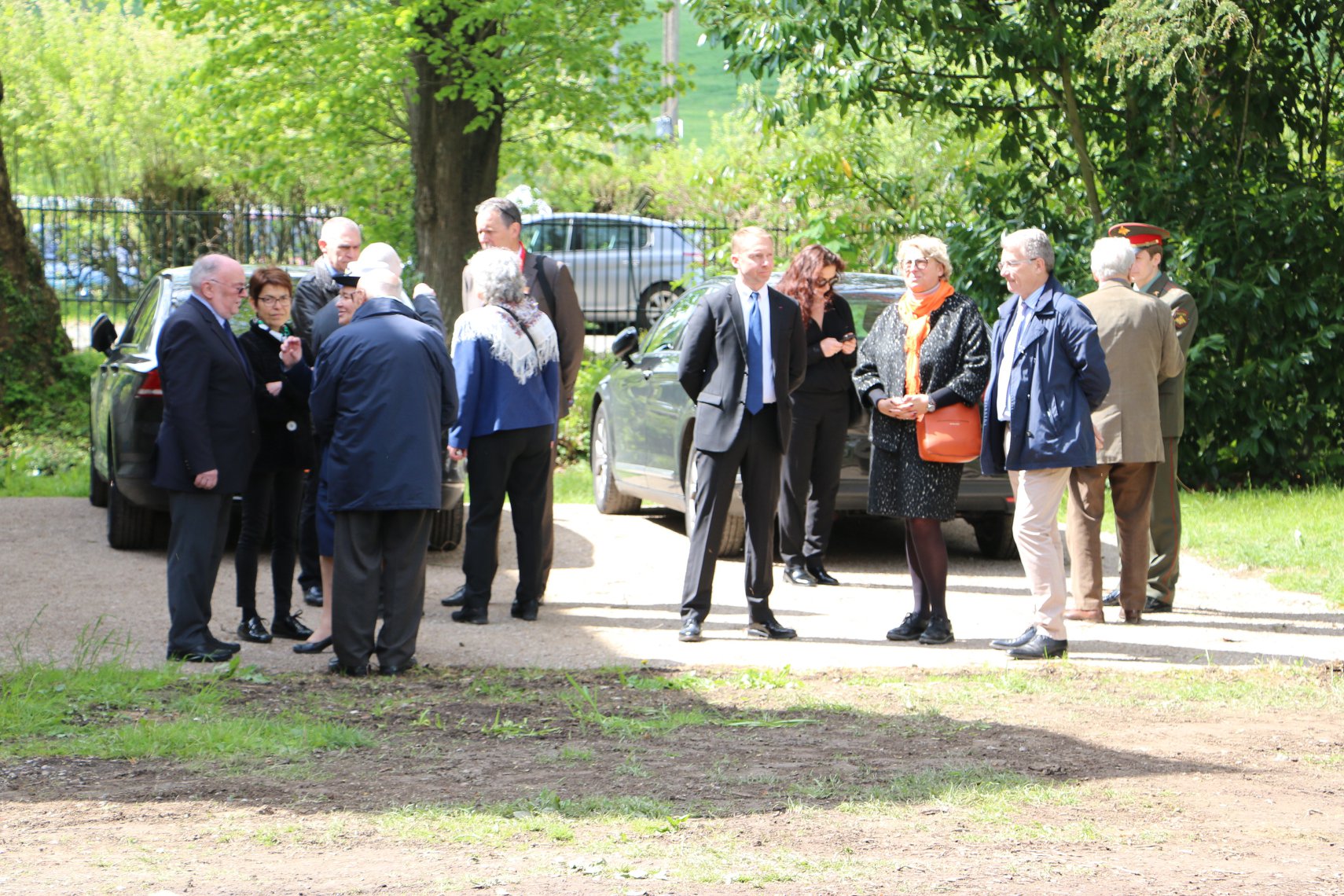 Arrival of the Russian delegation in the Domaine de Penthièvre