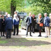 Arrival of the Russian delegation in the Domaine de Penthièvre