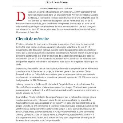 Le Courrier Picard - 14.09.2018