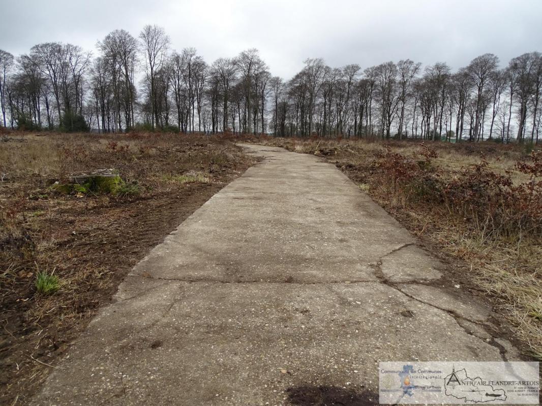 L'une des pistes du réseau de sentes bétonnées
