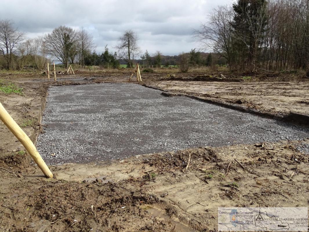 L'emplacement de la plateforme de montage