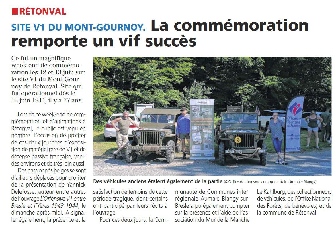 Weekend retonval l eclaireur 24 06 2021